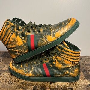 Gucci Coda signature limited edition high top sneakers size 13 G